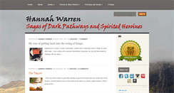 Desktop Screenshot of hannahwarrenauthor.com